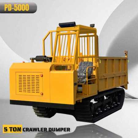 Traktor kelapa sawit PD-5000 5 Ton Crawler Dump Truck