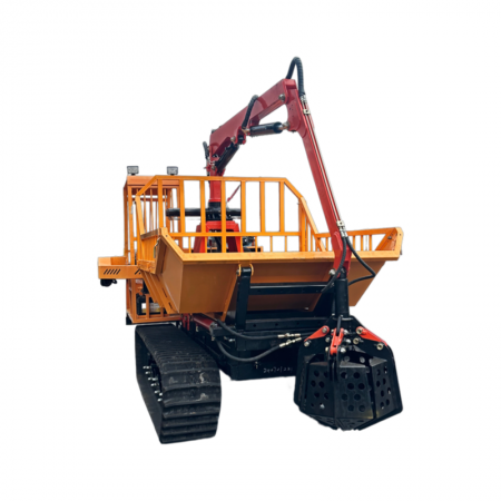 Dumper Crawler 5 Ton Dilengkapi Crane Grab